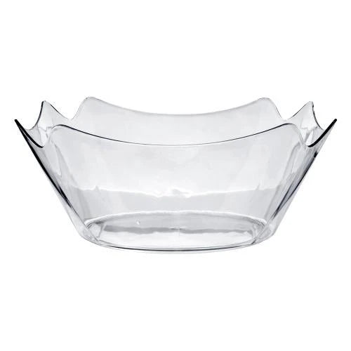 A stylish 16-inch flower-shaped bowl, perfect for serving salads, fruits, or snacks, and adding an elegant touch to dining tables, events, or decorative displays.
