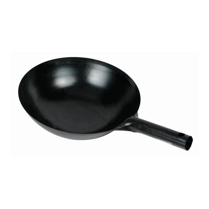 (14", 16") Wok 12/Pack is designed for commercial kitchens and culinary professionals. Made from heavy-duty carbon steel, it provides excellent heat retention and even cooking, making it ideal for stir-frying, sautéing, and other high-heat cooking methods.