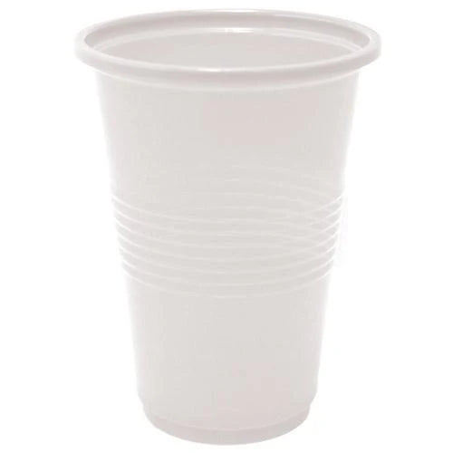 16oz Heavy Duty Cup in clear and red. Durable, reusable, and perfect for parties, catering, and events. Ideal for serving soda, beer, cocktails, and cold drinks at any occasion.