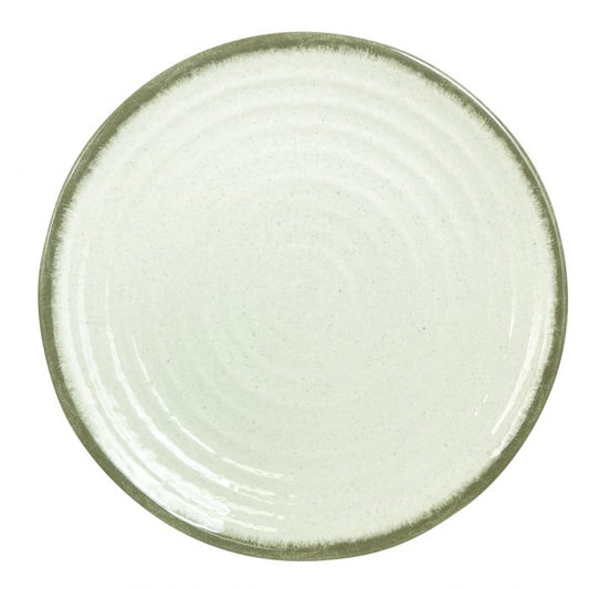 Victoria melamine round plate large deep rim commercial dinnerware