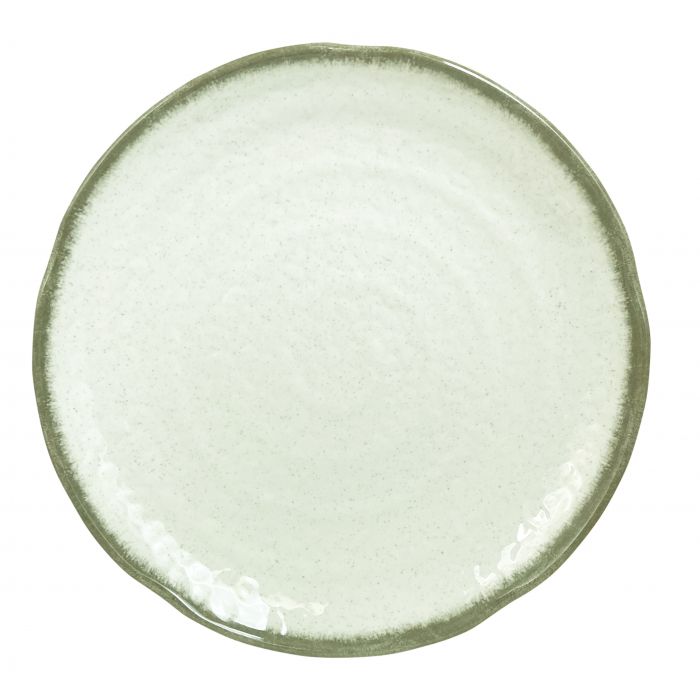 Victoria melamine lotus shape plate large deep rim commercial dinnerware