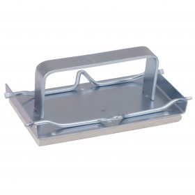 Stanton Trading Grill Screen Handle, designed for 4-1/2" x 5-1/2" screens, made of durable metal. Features a sturdy grip and secure clip mechanism to hold screens in place, making grill cleaning easier and more efficient.