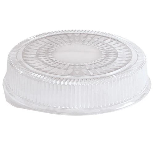 18" dome lid for Item 00556, designed for secure food storage and transport. Durable, clear design ensures freshness and visibility. Perfect for catering, restaurants, and bakeries.