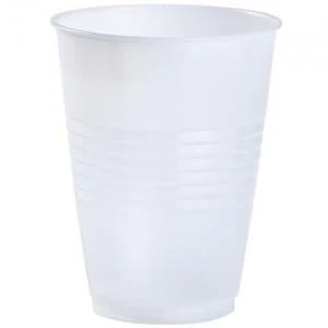 18 oz. translucent plastic cups in a dispenser box. Durable, disposable, and perfect for water, juice, and soda at parties, offices, catering events, and gatherings. Convenient and easy to use.