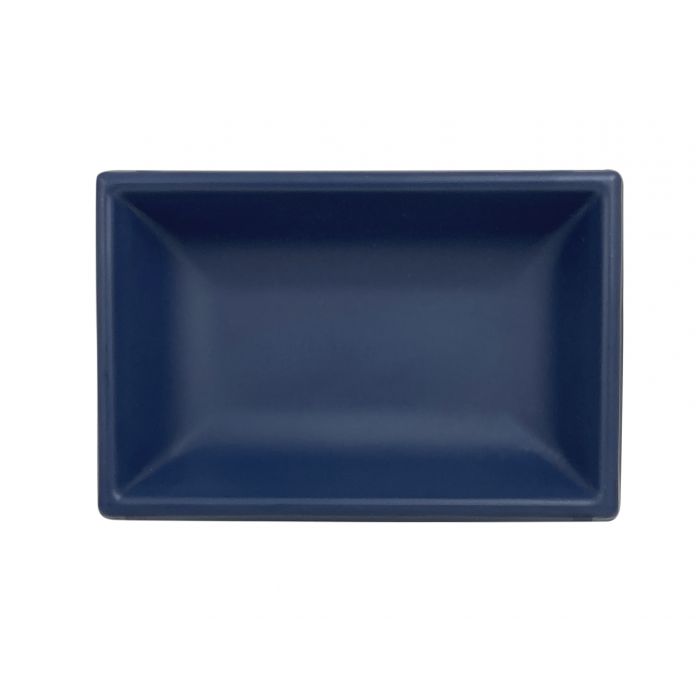 Classic stone blue melamine sauce dish 2 oz BPA free NSF dishwasher safe