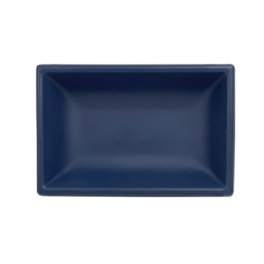Classic stone blue melamine sauce dish 2 oz BPA free NSF dishwasher safe