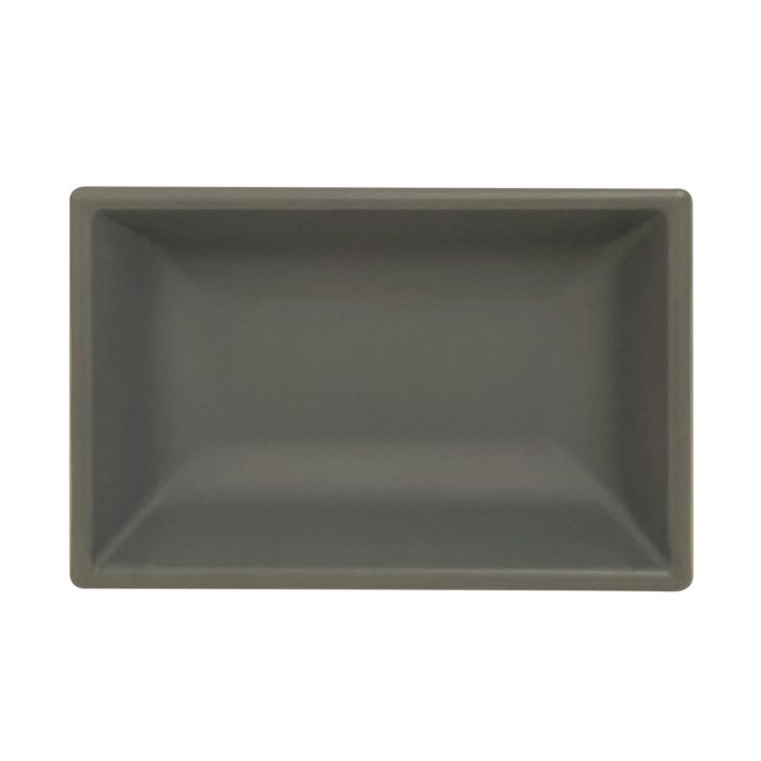 Classic stone grey melamine sauce dish 2 oz BPA free NSF dishwasher safe