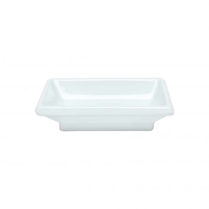 Classic stone grey melamine sauce dish 2 oz BPA free NSF dishwasher safe