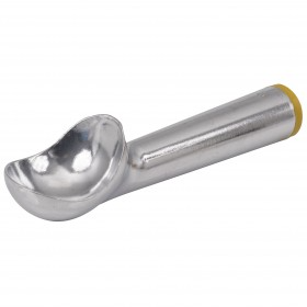 Ice cream baller, size 12, 3 oz., stanton trading made of durable cast aluminum. Features a liquid-filled, self-defrosting handle designed to transfer heat for effortless scooping. Ideal for portioning ice cream and other frozen desserts.