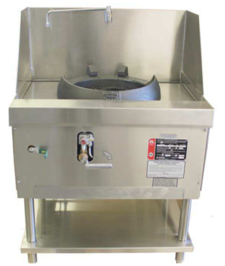 1 CHAMBER RANGE STAINLESS STEEL DECK