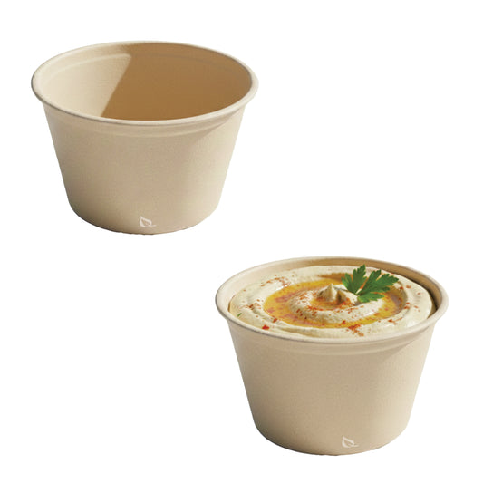 Compostable Single Serve Souffle Portion Cup No Lids