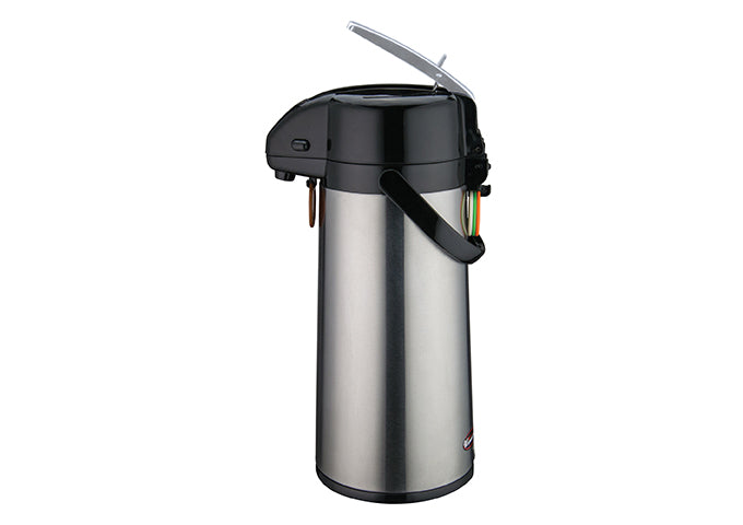 Winco AP-522-835 Stainless Steel Body Glass w/ Push Button Top