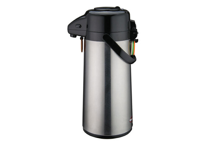 Winco AP-522-835 Stainless Steel Body Glass w/ Push Button Top