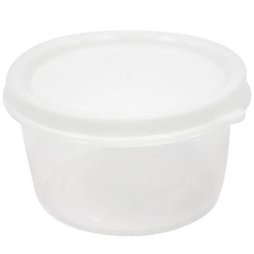 2.3oz Mini Rectangular Container with Lid – durable, leak-resistant, and perfect for sauces, condiments, snacks, and meal prep. Food-safe plastic with a secure lid for freshness and easy transport.
