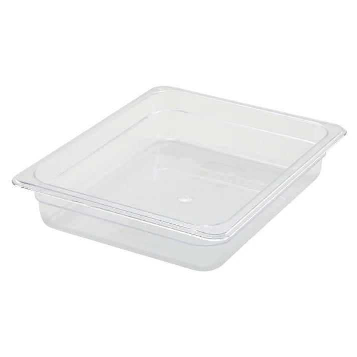Food Pan is made from polycarbonate, this food pan is resistant to food acid and oils, and will withstand temperatures from -40° to 210° F. Thanks to its smooth, translucent surface, this food pan is easy to clean and provides excellent product visibility. An economical storage option in any foodservice facility.