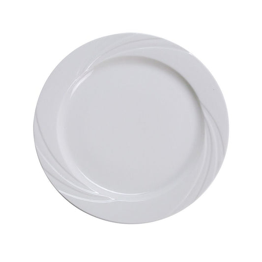 Yanco Plate MM-20 is a stylish and durable addition to any dining establishment. Made from high-quality dishwasher-safe porcelain, it offers superior stain and chip resistance compared to traditional ceramic. Its wide rim ensures easy handling, while the bright white finish enhances food presentation. Ideal for serving entrées, appetizers, and salads, this plate is a great fit for coastal restaurants, catering businesses, and hotels.
