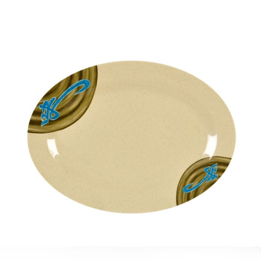 Wei melamine serving platter 9x6.625 BPA free NSF dishwasher safe
