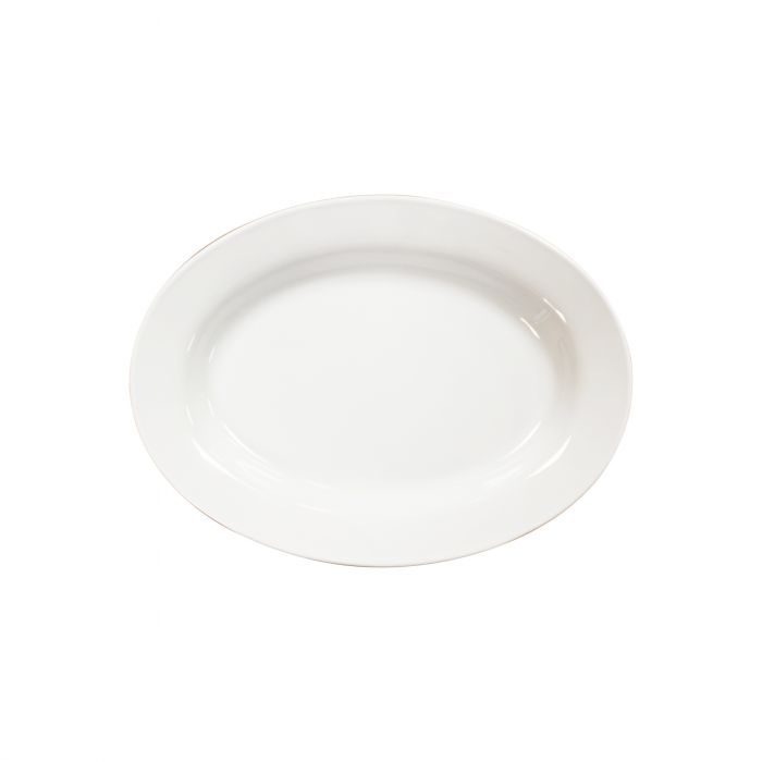 Imperial white deep melamine serving platter 7 oz 9x6.75 BPA free NSF dishwasher safe