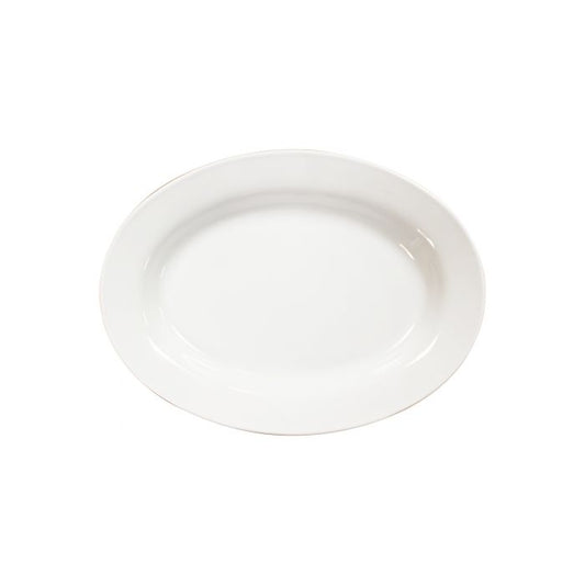 Imperial white deep melamine serving platter 9 oz 10x7.5 BPA free NSF dishwasher safe