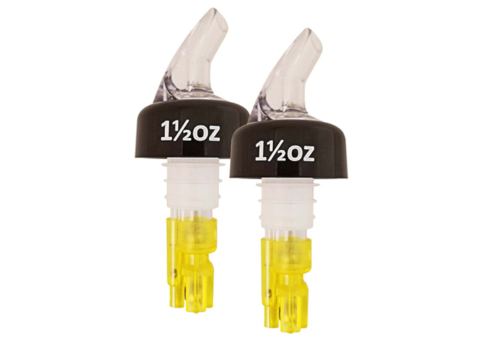 Winco 23752-23772, Benchmark Measured Pourers 1, 1-1/4 & 1-1/2 oz, 12pcs/pack