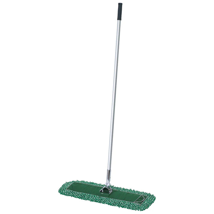 (24", 36") Dust Mop Refill 12/Pack cleaning has never been easier than with this 100% cotton blend dust mop head. Easy to put on and off standard type of mop handle. The heavy-duty materials able to withstand professional/industrial use.