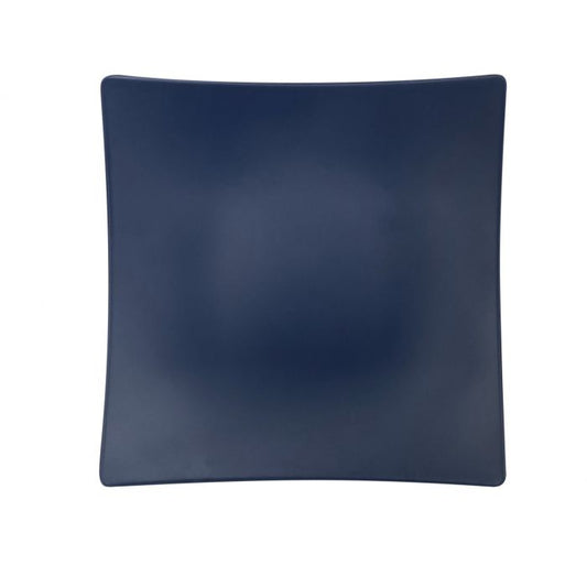 Classic stone blue melamine flare plate 6x6 BPA free NSF dishwasher safe