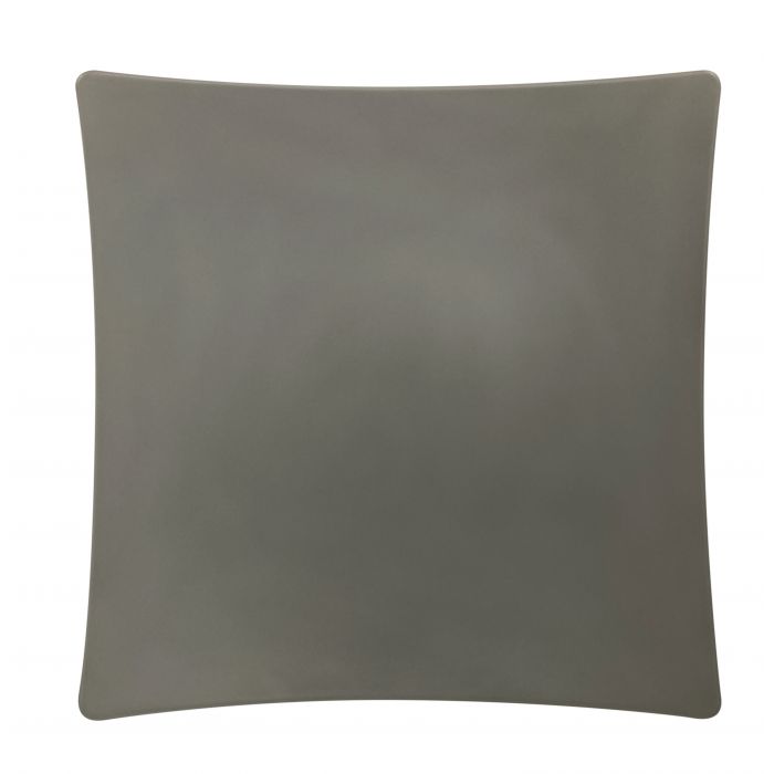 Classic stone grey melamine flare plate 10x10 BPA free NSF durable