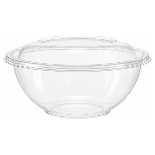 Clear Disposable PLA Salad Container Bowls with Dome Lids