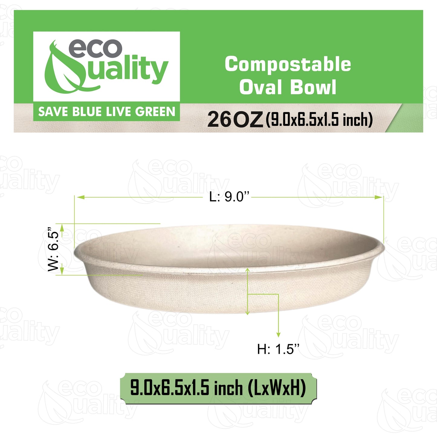 Oval Disposable Compostable Paper Burrito Bowls