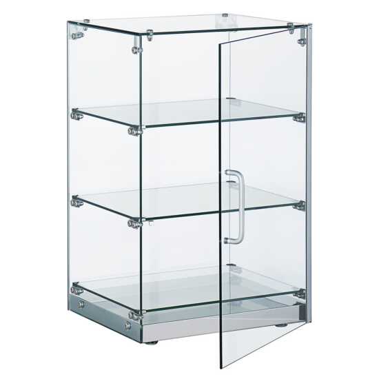 Marchia SA60 Dry Glass Countertop Bakery Display Case, ideal for displaying pastries, cakes, and baked goods in cafes, bakeries, and food service settings, offering clear visibility and easy access.