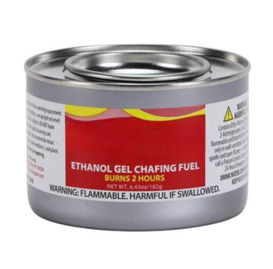 2+ Hour Ethanol Chafing Fuel 12-Pack for catering, buffets, and events. Safe, clean-burning, and long-lasting heat for food warmers. Perfect for professional and home food service.