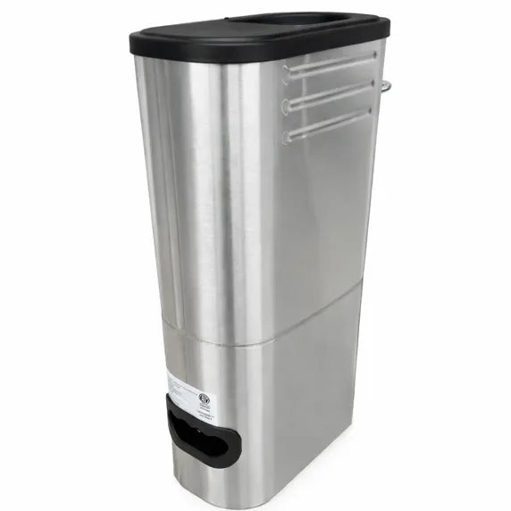 The Prepline ITD3G 3 Gallon Slim Stainless Steel Iced Tea Dispenser is a commercial beverage dispenser designed for space-saving countertop service. Similar 3-gallon slim dispensers feature durable stainless steel construction, narrow footprints for tight beverage stations, welded carrying handles, and no-drip dispensing faucets. Typical dimensions are around 6.5–7 inches wide and 21 inches high, making them ideal for restaurants, cafes, convenience stores, and catering events.