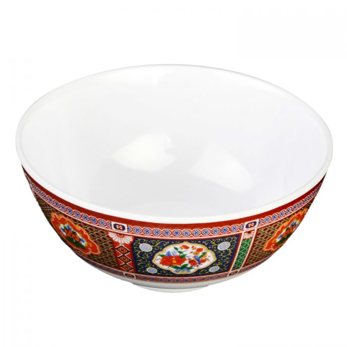 Thunder Group Rice Bowl 12/Pcs is perfect for serving not only rice, but also noodles, marinated vegetables, salads, and more Asian-inspired foods. This 12 Oz bowl will bring oriental flare to your food presentation. Manufactured from a durable plastic material this dinnerware is famous for its nearly unbreakable structure. Melamine bowls by Thunder Group is a practical solution for catered indoor and outdoor events.