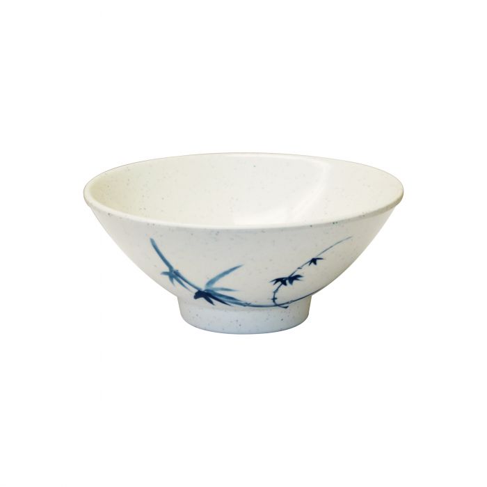 Thunder Group Rice Bowl 12/Pcs is perfect for boiled and fried rice. This stone-colored bowl with bamboo accents will bring oriental flare to your food presentation. Manufactured from a durable plastic material this dinnerware is extremely popular for its nearly unbreakable structure. However, with heat resistance of up to 212° F or 100° C, melamine is not suitable for cooking and warming foods in a microwave or oven. It is dishwasher safe. 
