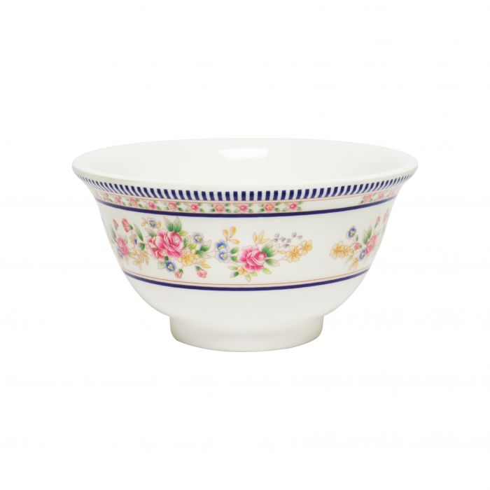 Thunder Group Rice Bowl is perfect for serving not only rice, but also noodles, salads, and more Asian-inspired foods. This 6 Oz bowl will bring oriental flare to your food presentation. Manufactured from a durable plastic material this dinnerware is famous for its nearly unbreakable structure. Melamine bowls by Thunder Group is a practical solution for catered indoor and outdoor events. 