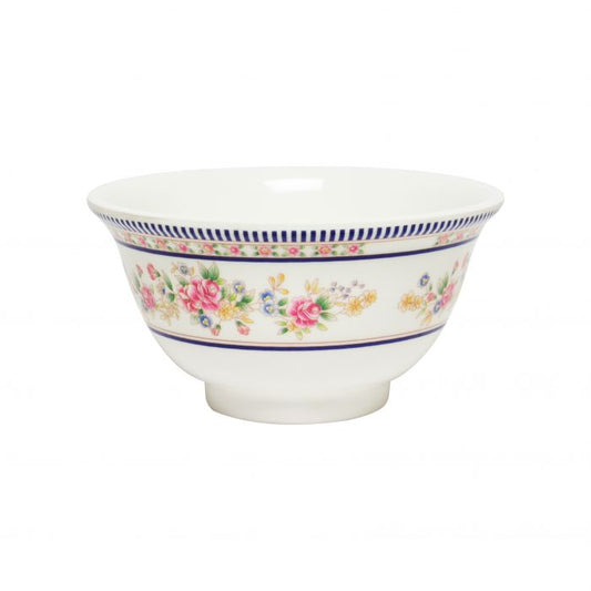 Thunder Group Rice Bowl is perfect for serving not only rice, but also noodles, salads, and more Asian-inspired foods. This 6 Oz bowl will bring oriental flare to your food presentation. Manufactured from a durable plastic material this dinnerware is famous for its nearly unbreakable structure. Melamine bowls by Thunder Group is a practical solution for catered indoor and outdoor events. 