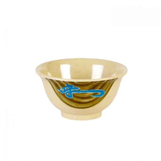 Thunder Group Rice Bowl is perfect for serving noodles, kimchi, ramen and more Asian-inspired foods. This 6 Oz soup bowl will bring oriental flare to your food presentation. Manufactured from a durable plastic material this dinnerware is popular for its nearly unbreakable structure. Melamine bowls by Thunder Group is a practical solution for catered indoor and outdoor events. The WEI collection has a distinctive presentation.