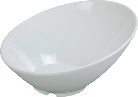 Yanco Sheer Bowl MD-308 This stunning bowl boasts a modern and sleek design, with a round and slanted shape that is both elegant and functional. Crafted from high-quality melamine, this bowl is both durable and dishwasher safe, making it perfect for everyday use or special occasions. With a generous 16 oz. capacity and an 8" diameter, this bowl is perfect for serving everything from salads to side dishes.