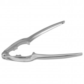 6-inch Lobster Cracker stanton trading made of chrome-plated steel, offering strength and durability for effortlessly cracking lobster, crab, and other shellfish. The ridged jaws provide a firm grip, ensuring easy handling of hard shells. A must-have tool for seafood lovers, restaurants, and home kitchens! 