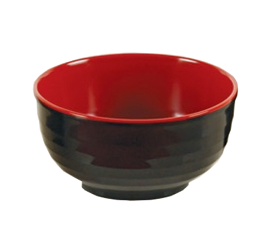 Yanco Bowl CR-5006 is a great and affordable restaurant tableware. It is made from durable and reliable melamine material, which makes the bowl look like ceramics. You can use these unique round bowls to serve such Asian dishes like rice, miso soup, noodles or salads. Thanks to the stylish Black & Red collection style, the bowl will perfectly fit any food-serving establishment design. Melamine tableware is an ideal solution for those who choose high-quality,