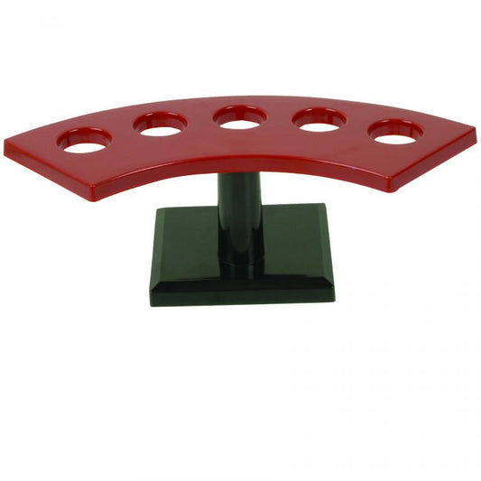 The Thunder Group Hand Roll Sushi Rack is a must-have for sushi restaurants, Japanese kitchens, catering services, and home chefs looking to enhance sushi presentation and organization. This commercial-grade sushi stand features five compartments designed to hold hand rolls, temaki, sushi cones, and maki rolls, keeping them fresh and neatly displayed. Made from high-quality, break-resistant plastic, this durable sushi holder is dishwasher-safe, easy to clean, and built for long-lasting use in busy kitchens