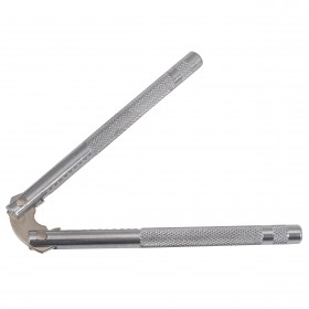 4.5-inch Lobster/Nut Cracker stanton trading made of stainless steel, ensuring durability and resistance to corrosion. Its compact design and textured grip provide excellent control for cracking lobster shells, crab legs, and even nuts. A versatile tool perfect for seafood lovers and home kitchens!