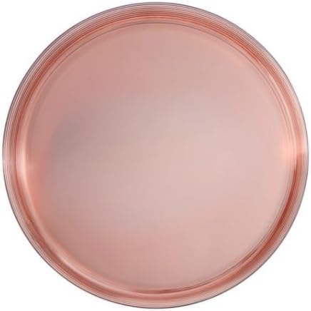 5.5 Inch Dessert Plate and 8 Inch Salad Combo Transparent Rose Plastic Plates