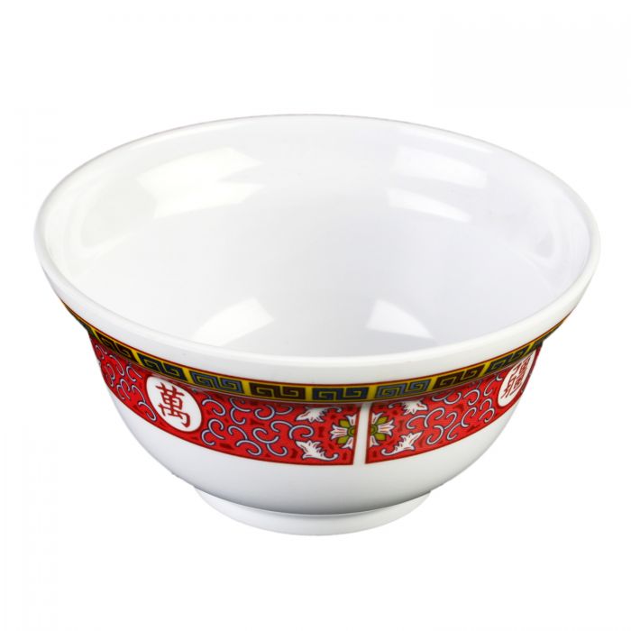 Thunder Group Noodle Bowl 12/Pcs is perfect for serving ramen and other noodle dishes. This noodle bowl is manufactured from a durable plastic material, however, is not suitable for cooking in a microwave or an oven. This lightweight 20 Oz bowl ensures convenient handling and help to serve the food with style. Melamine lids and bowls by Thunder Group are a practical solution for catered indoor and outdoor events. The Longevity collection has a distinctive appearance. 