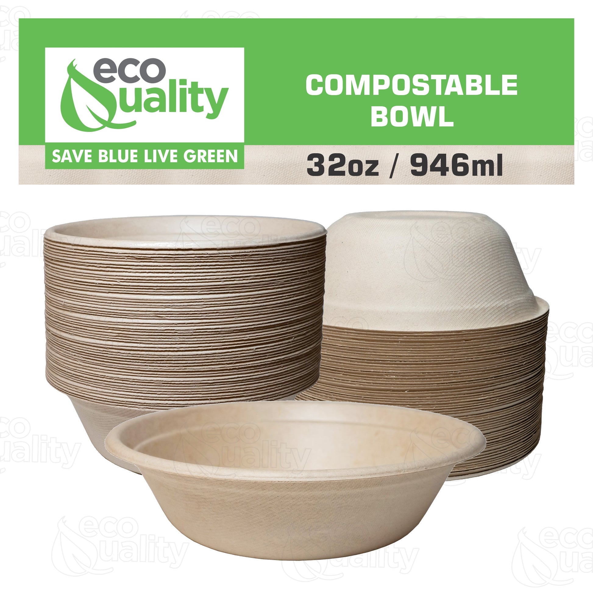 disposableproducts Microwavesafe LeakResistant bowl soupbowl Biodegradable Bowls sugarcane bowl ice cream bowl disposable bowl heavyduty bowl cereal bowl 32 ounces 32oz lunch dinner poke acai bowl catering products