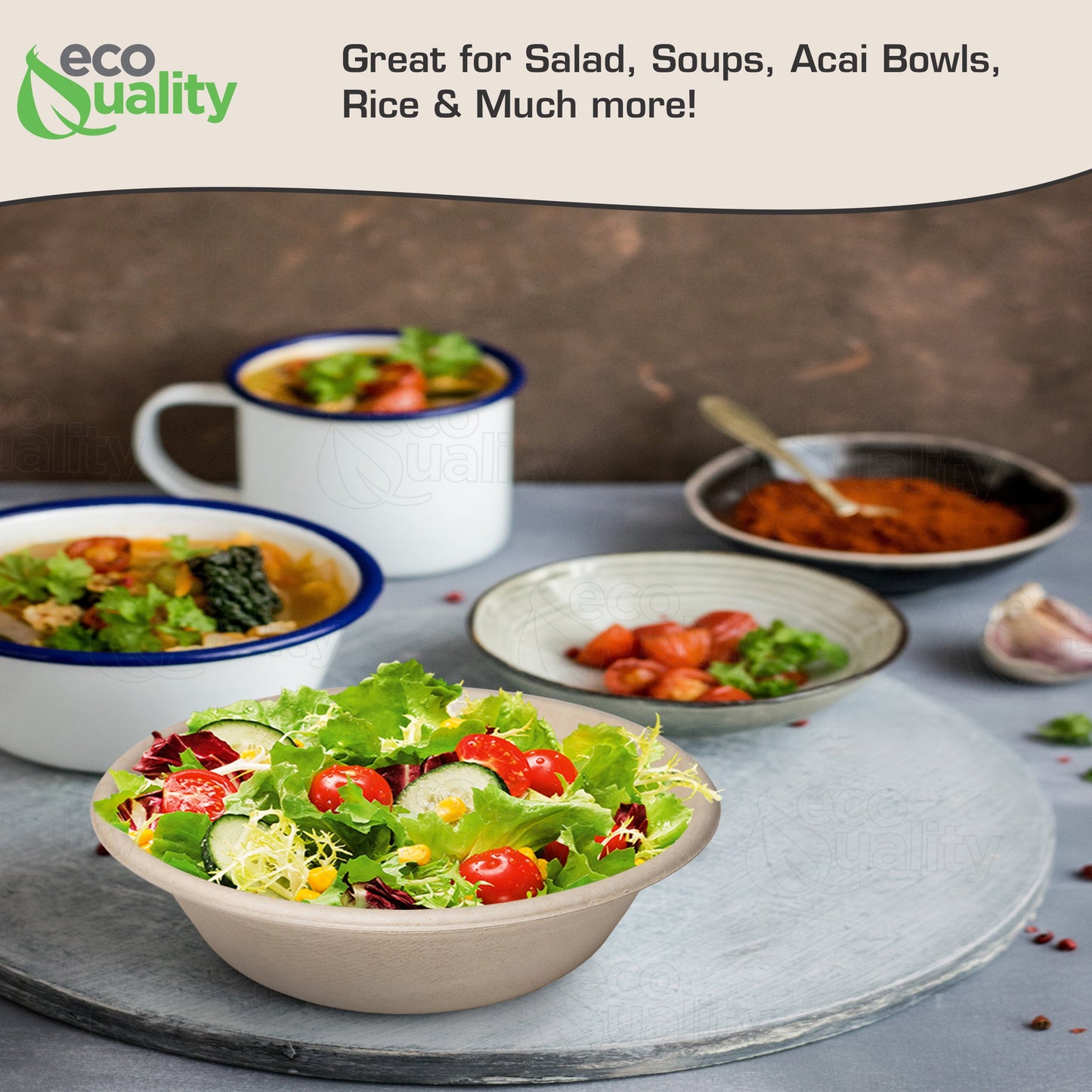 disposableproducts Microwavesafe LeakResistant bowl soupbowl Biodegradable Bowls sugarcane bowl ice cream bowl disposable bowl heavyduty bowl cereal bowl 24ounces 24oz pokebowl 16 ounces 16oz 32oz 32 ounces 40oz 40 ounces dinner lunch bowl