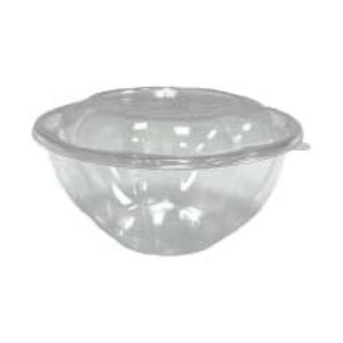 Clear Disposable PLA Salad Container Bowls with Dome Lids