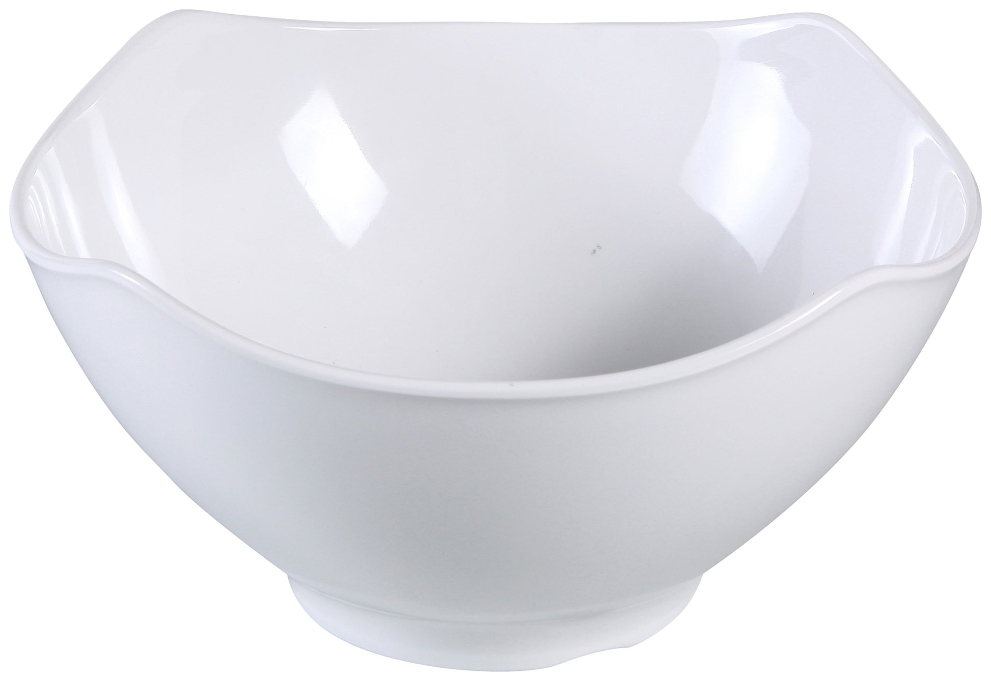 Yanco Square Bowl MD-338 With a generous capacity of 45 ounces and a square shape measuring 8"L x 8"W x 4"H, this bowl is perfect for serving anything from soups and salads to pasta and rice dishes. Made from high-quality melamine, it is built to withstand the rigors of daily use and is dishwasher safe for easy cleaning. Not only is this bowl functional, but it also looks great on any table.
