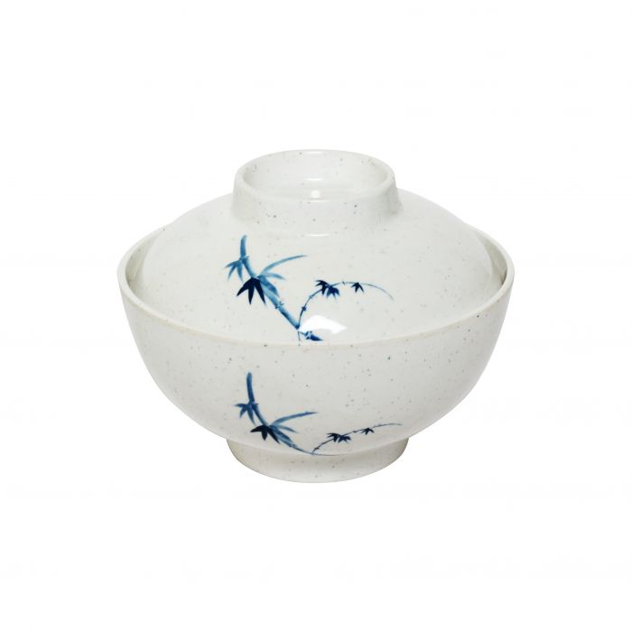 Thunder Group Rice Bowl 6/Pcs is perfect for boiled and fried rice. This stone-colored bowl with bamboo accents will bring oriental flare to your food presentation. Manufactured from a durable plastic material this dinnerware is extremely popular for its nearly unbreakable structure. However, with heat resistance of up to 212° F or 100° C, melamine is not suitable for cooking and warming foods in a microwave or oven. It is dishwasher safe. 