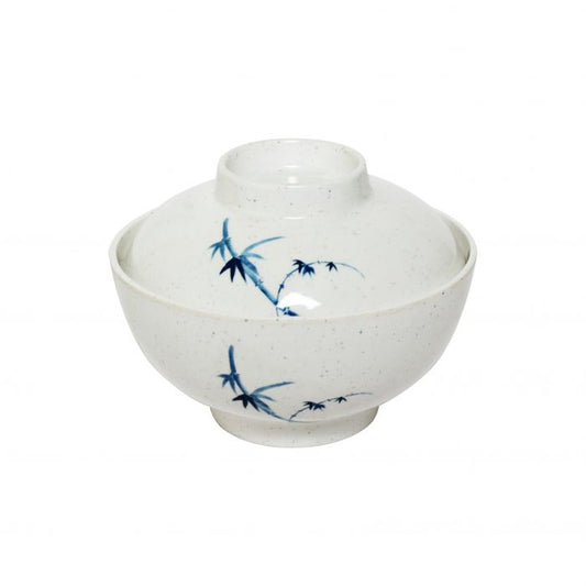 Thunder Group Rice Bowl 6/Pcs is perfect for boiled and fried rice. This stone-colored bowl with bamboo accents will bring oriental flare to your food presentation. Manufactured from a durable plastic material this dinnerware is extremely popular for its nearly unbreakable structure. However, with heat resistance of up to 212° F or 100° C, melamine is not suitable for cooking and warming foods in a microwave or oven. It is dishwasher safe. 